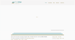 Desktop Screenshot of firststepcounselingnj.com